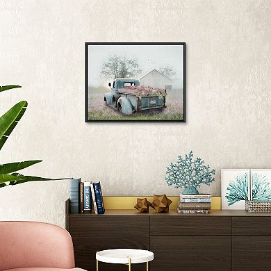 Masterpiece Truck Full of Flowers Framed Wall Art