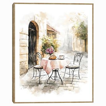 Masterpiece French Cafe II Framed Wall Art