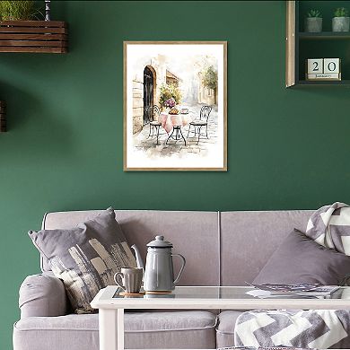 Masterpiece French Cafe II Framed Wall Art