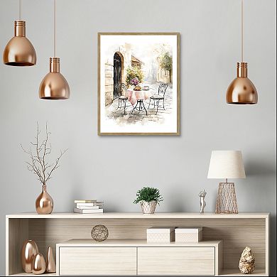 Masterpiece French Cafe II Framed Wall Art