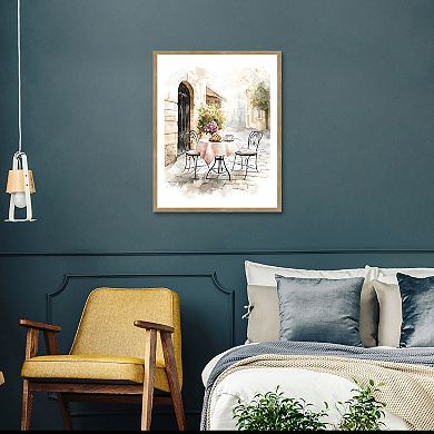 Masterpiece French Cafe II Framed Wall Art