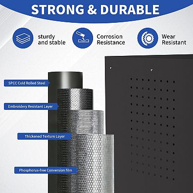 34.3'' Metal Storage Locker Cabinet with Wheels & 6 Drawers, Rolling Organizer for Garage Office