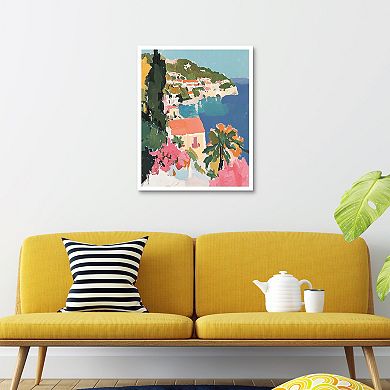 Masterpiece Italian Coast 2 Framed Wall Art