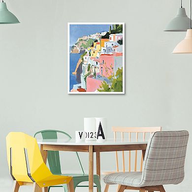 Masterpiece Italian Coast 3 Framed Wall Art