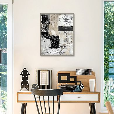 Masterpiece Neutral Minimalist 9 Framed Wall Art