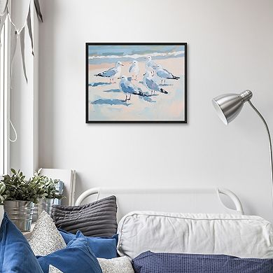 Masterpiece Seagulls Framed Wall Art