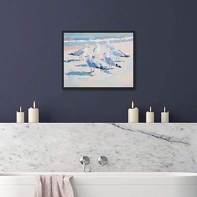 Masterpiece Seagulls Framed Wall Art