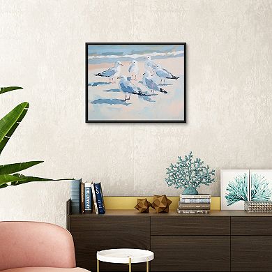 Masterpiece Seagulls Framed Wall Art