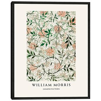 Masterpiece William Morris Jasmine Pattern Framed Wall Art