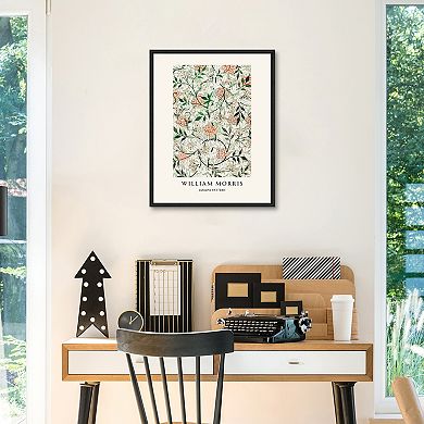 Masterpiece William Morris Jasmine Pattern Framed Wall Art
