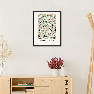 Masterpiece William Morris Jasmine Pattern Framed Wall Art