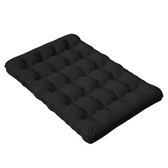 80x 54x 8 Inch Thick Floor Mattress, Foldable Corduroy Futon Sleeping Pad for Sofa Couch Bed Room