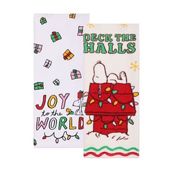 St. Nicholas Square® Peanuts® 2 pc Snoopy Kitchen Towel Set