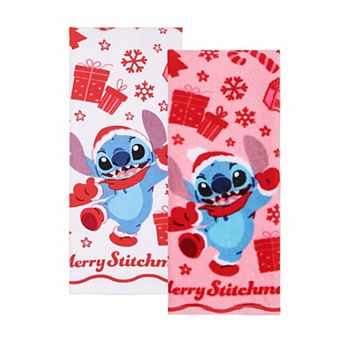 St. Nicholas Square® Disney's Stitch 2 pc Holiday Kitchen Towel Set