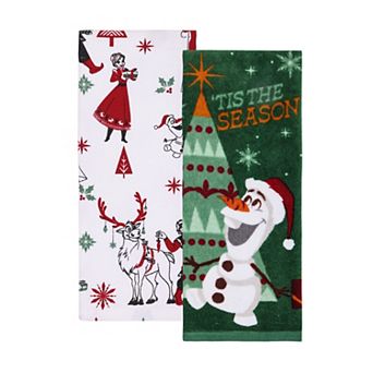 St. Nicholas Square® Disney's Olaf 2 pc Holiday Kitchen Towel Set