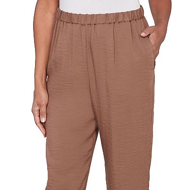 Women's Alfred Dunner Wide Leg Pull-On Ankle Pants