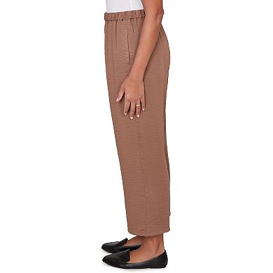 Women's Alfred Dunner Wide Leg Pull-On Ankle Pants