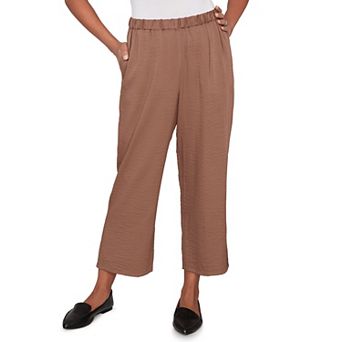Women's Alfred Dunner Wide Leg Pull-On Ankle Pants