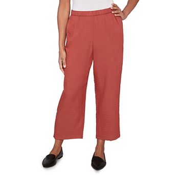Women's Alfred Dunner Wide Leg Pull-On Ankle Pants