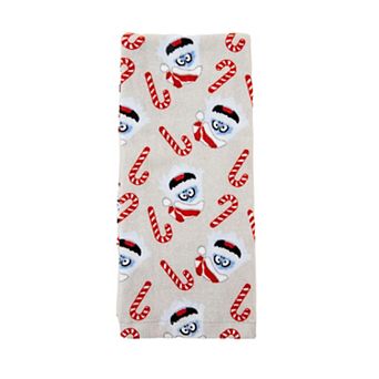 Rudolph the Red-Nosed Reindeer® Bumble Candy Cane Hand Towel