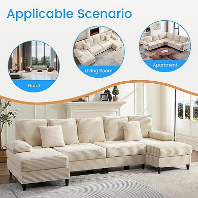 U Shaped Sectional Sofa