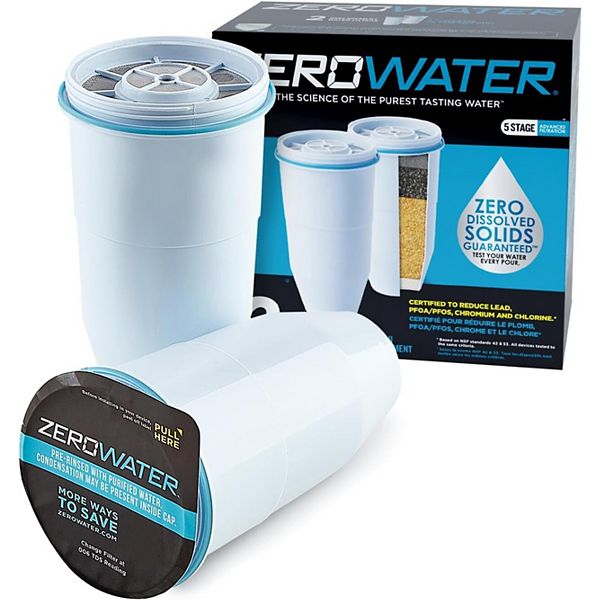 ZeroWater Official Replacement Filter, IAPMO Certified to Reduce