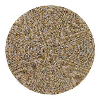 Mingle & Co. Beaded Round Placemat