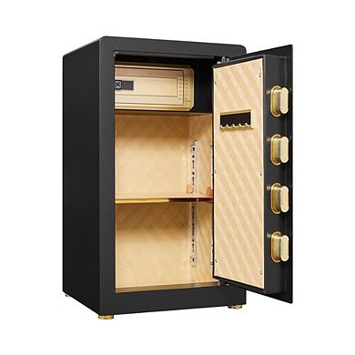 Electronic Steel Home Security Safe, with Removable Shelves & Smart Alert for Home Office Hotel