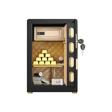 Electronic Steel Home Security Safe, with Removable Shelves & Smart Alert for Home Office Hotel