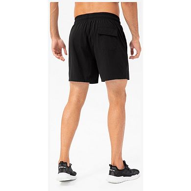Men's Breathable Running Shorts Elastic Tie Waist Quick Dry Active Lifestyle Casual With Pockets