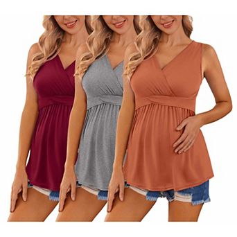 Ekouaer Women's Maternity Nursing Top for Pregnancy and Postpartum