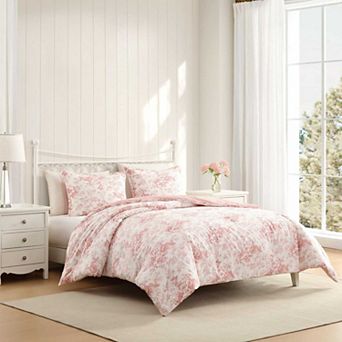 Laura Ashley Toile Delight Comforter Set with Shams