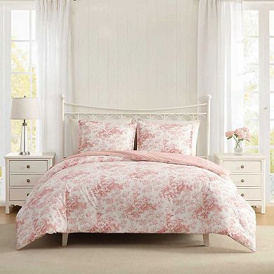 Laura Ashley Toile Delight Comforter Set with Shams