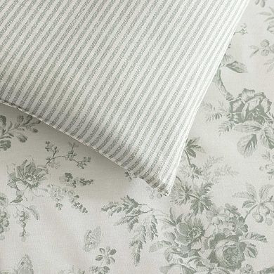 Laura Ashley Walled Garden Comforter Set with Shams