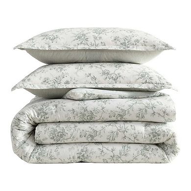 Laura Ashley Walled Garden Comforter Set with Shams