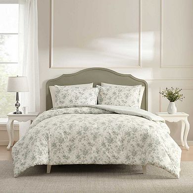 Laura Ashley Walled Garden Comforter Set with Shams