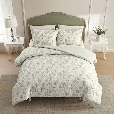 Laura Ashley Walled Garden Comforter Set with Shams