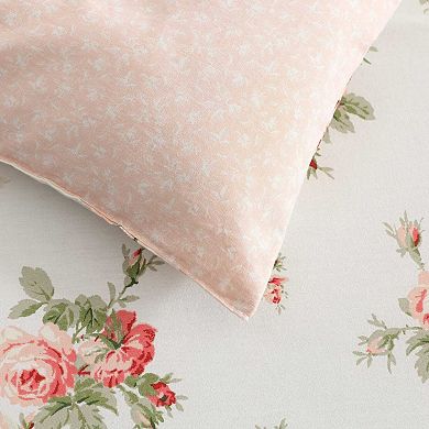 Laura Ashley Ribbon Bouquet Comforter Set with Shams