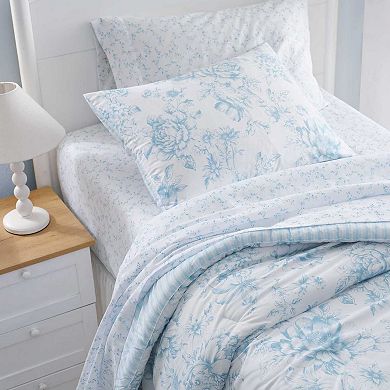 Laura Ashley Delphine Comforter Set with Sheets