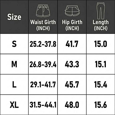 Women's Drawstring Waist Ruffle Hem Shorts Casual Summer Shorts