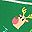 Christmas Green Deer
