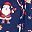 Christmas Navy Snowman