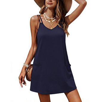 Ekouaer Swimsuit Coverup for Women V Neck Bathing Suit Cover Up Summer Swimwear Beach Cover Ups