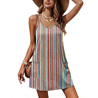 Ekouaer Swimsuit Coverup for Women V Neck Bathing Suit Cover Up Summer Swimwear Beach Cover Ups