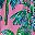 Pink Coconut Tree
