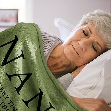 60" x 50" Soft Throw Blanket Nana Mother's Day Gifts