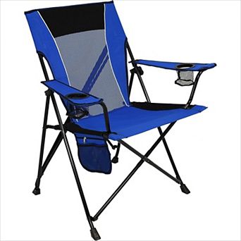 Folding Camp Chair Maldives Blue, Dual Lock Positions Versatile for Lawn Sports