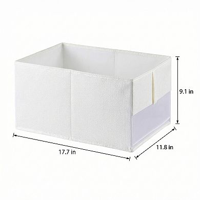 Storage Cube Set, 1-Pack Collapsible Fabric Storage Bins, Closet Organizer Baskets for Shelves