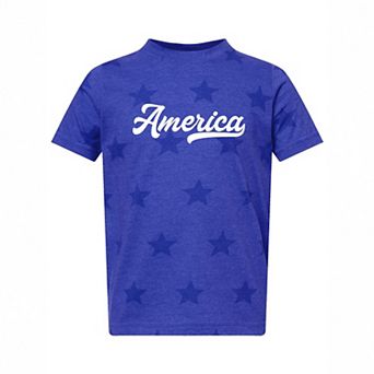 America - Toddler Short Sleeve Star Tee