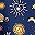 Tiger Sun Moon Star
